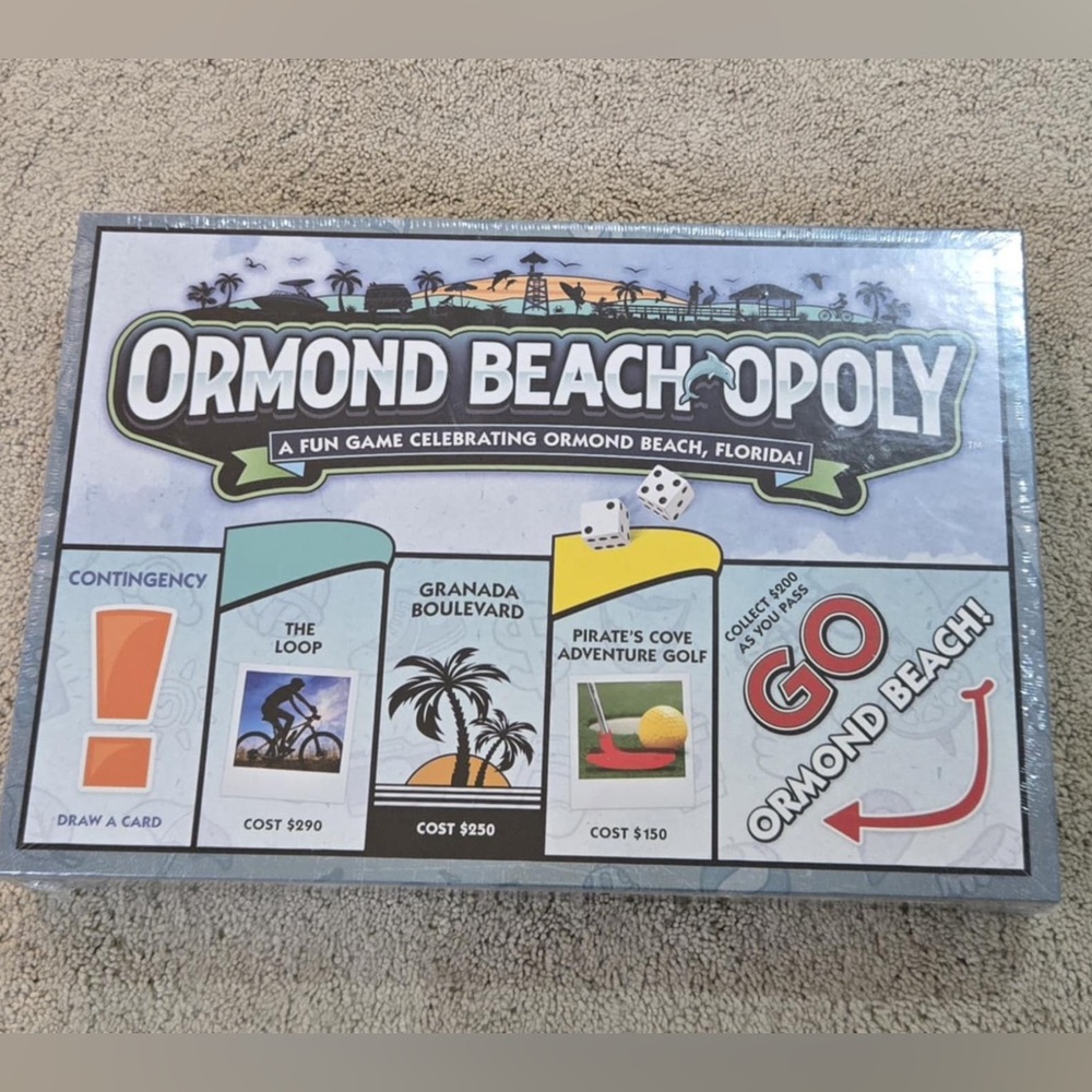 Ormond Beach brand new beachopoly, sealed